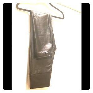 Faux leather leggings